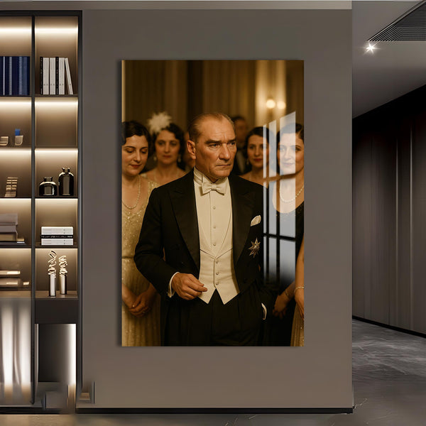 Baloda Atatürk Cam Tablo
