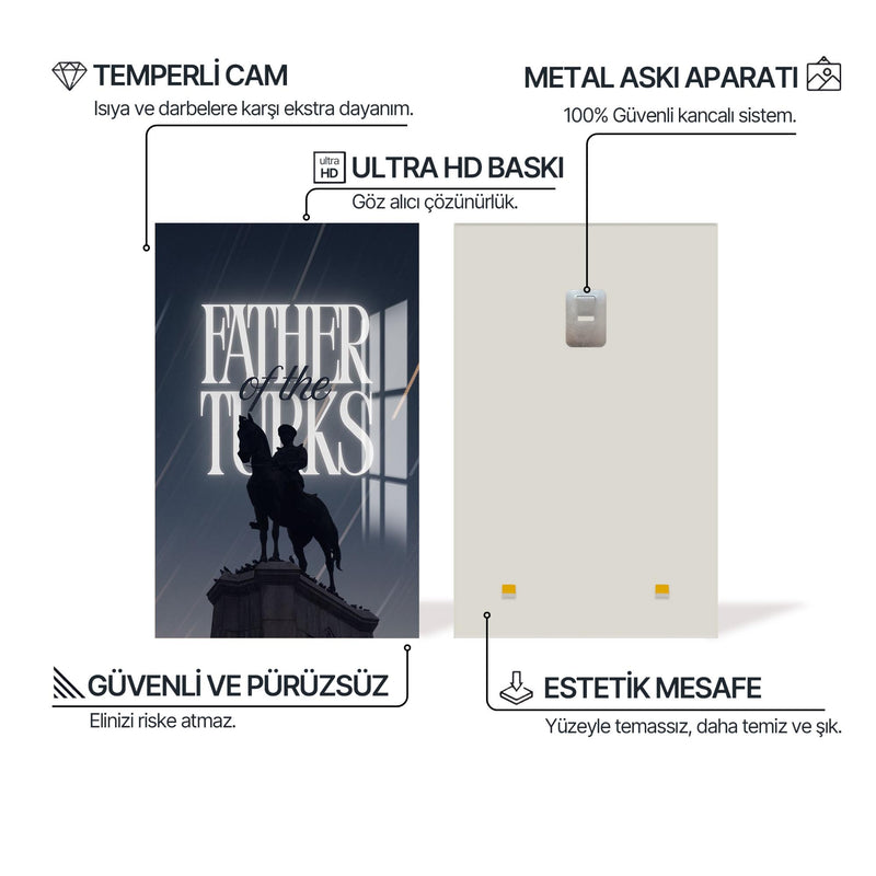 Father of the Turks Cam Tablo – Cam Tablo