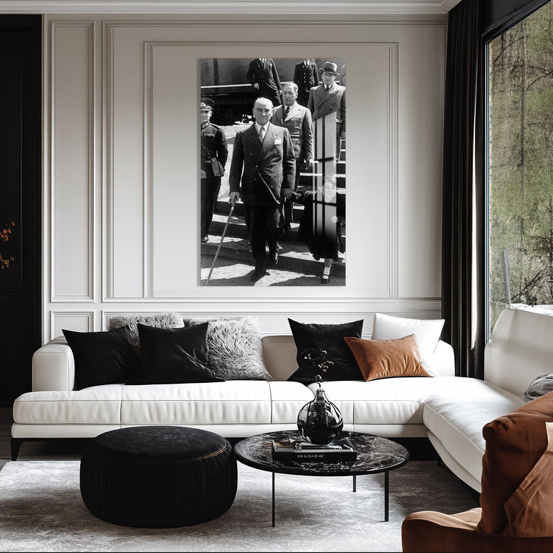 Çocukla Atatürk Cam Tablo – Cam Tablo