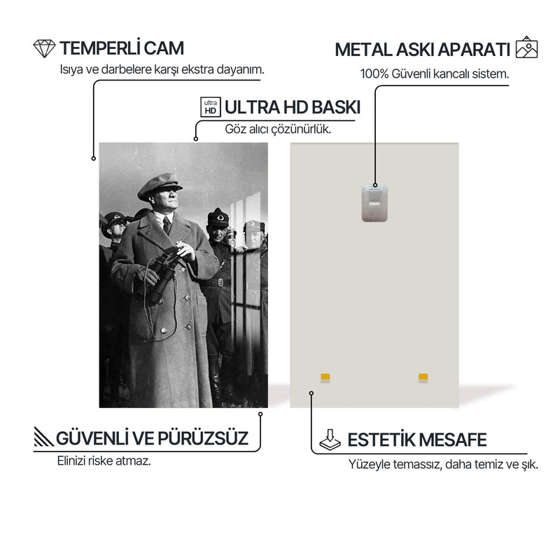 Atatürk Cam Tablo – Cam Tablo