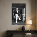 Oturan Atatürk Cam Tablo – Cam Tablo