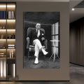 Oturan Atatürk Cam Tablo – Cam Tablo