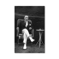 Oturan Atatürk Cam Tablo – Cam Tablo