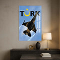 F16 Uçağı Cam Tablo – Cam Tablo
