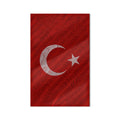 Dalgalı Çizgi Türk Bayrağı Cam Tablo – Cam Tablo