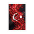 Alev Türk Bayrağı Cam Tablo – Cam Tablo