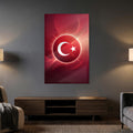 Işıyan Türk Bayrağı Cam Tablo – Cam Tablo