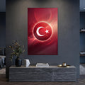 Işıyan Türk Bayrağı Cam Tablo – Cam Tablo