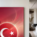 Işıyan Türk Bayrağı Cam Tablo – Cam Tablo