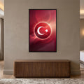 Işıyan Türk Bayrağı Cam Tablo – Cam Tablo