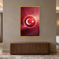 Işıyan Türk Bayrağı Cam Tablo – Cam Tablo