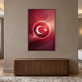 Işıyan Türk Bayrağı Cam Tablo – Cam Tablo
