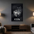 Atatürk Bozkurt Portre Cam Tablo – Cam Tablo
