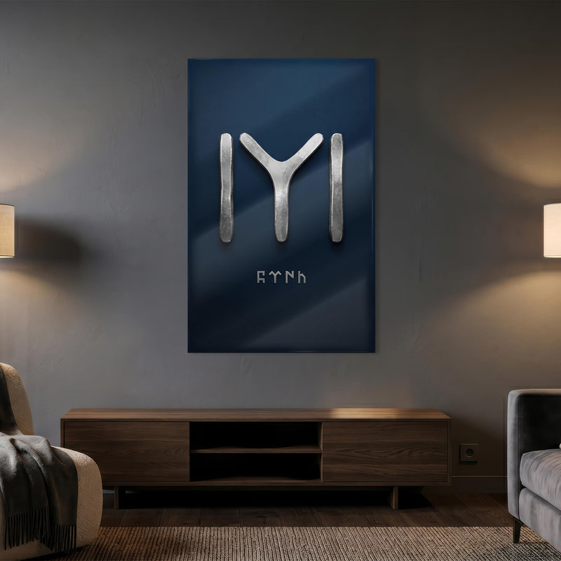 Gümüş IYI Kayı Boyu Cam Tablo – Cam Tablo