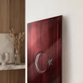 Metal Doku Türk Bayrağı Cam Tablo – Cam Tablo