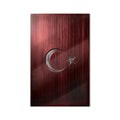 Metal Doku Türk Bayrağı Cam Tablo – Cam Tablo