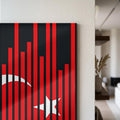 Siyah Şerit Türk Bayrağı Cam Tablo – Cam Tablo