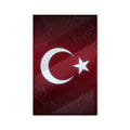 Teknoloji Devre Türk Bayrağı Cam Tablo – Cam Tablo