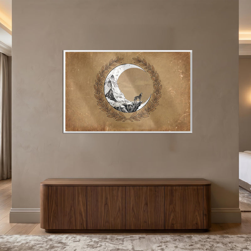 Vintage Bozkurt Hilal Cam Tablo – Cam Tablo