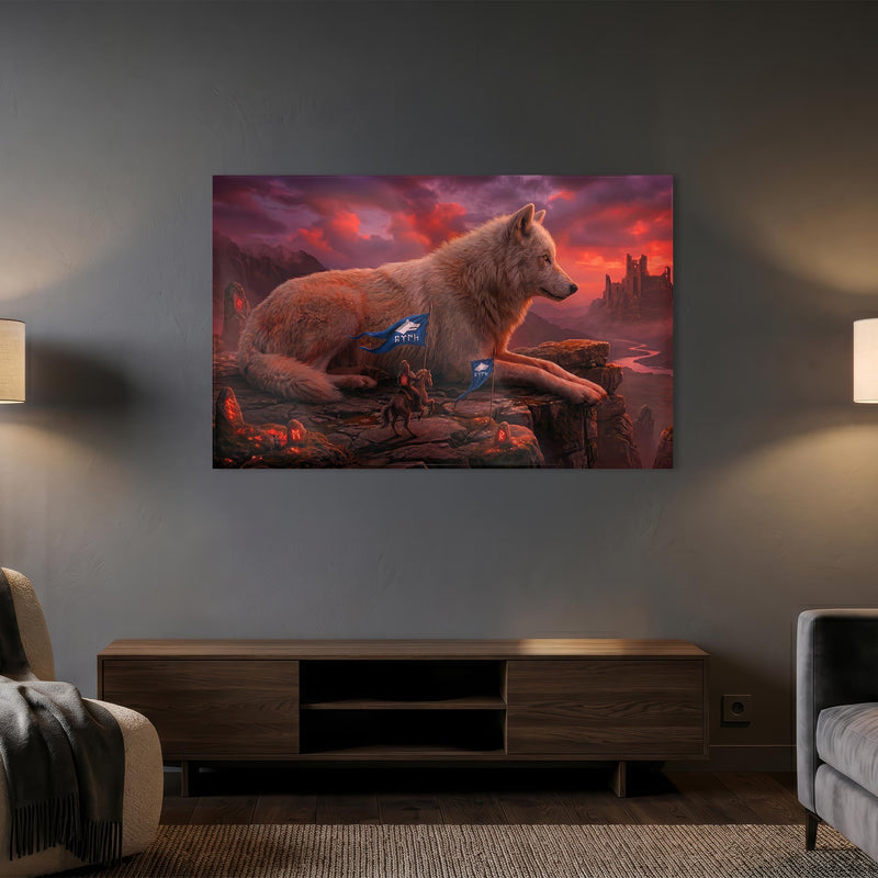 Bozkurt Savaşçı Destanı Cam Tablo – Cam Tablo