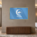 Bozkurt Hilal Mavi Cam Tablo – Cam Tablo