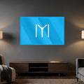 IYI Kayı Boyu Mavi Cam Tablo – Cam Tablo