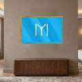 IYI Kayı Boyu Mavi Cam Tablo – Cam Tablo