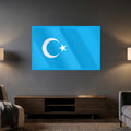 Doğu Türkistan Bayrağı Cam Tablo – Cam Tablo