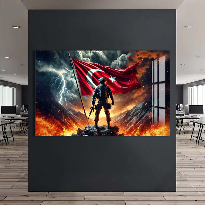 Türk Askeri Cam Tablo – Cam Tablo