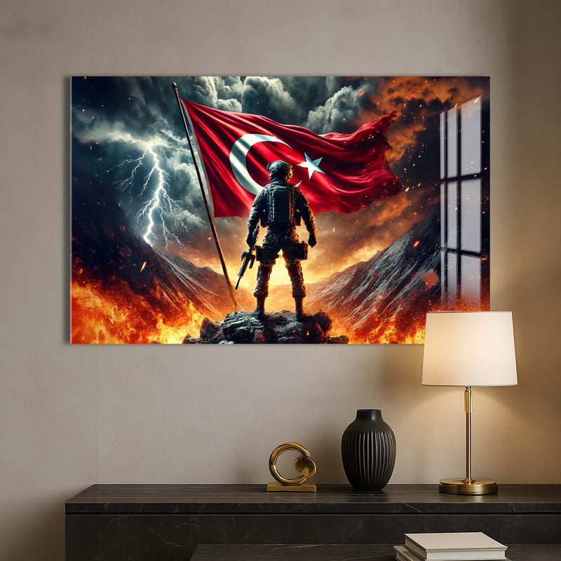 Türk Askeri Cam Tablo – Cam Tablo