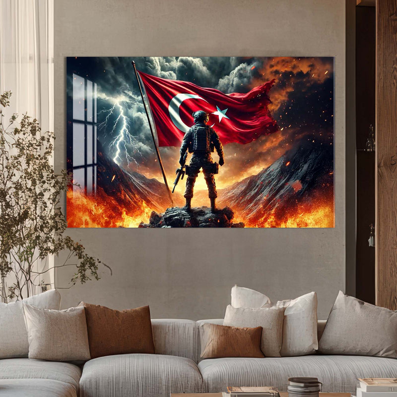 Türk Askeri Cam Tablo – Cam Tablo