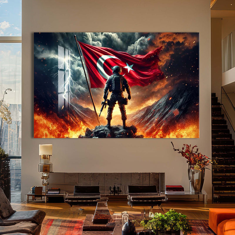 Türk Askeri Cam Tablo – Cam Tablo