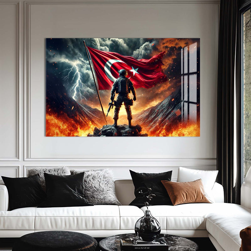 Türk Askeri Cam Tablo – Cam Tablo
