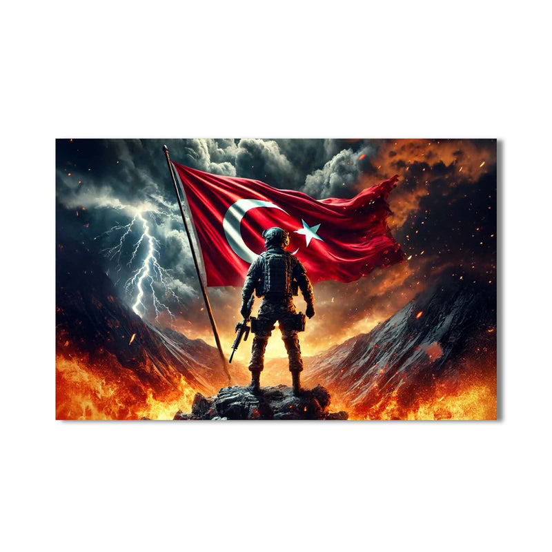 Türk Askeri Cam Tablo – Cam Tablo