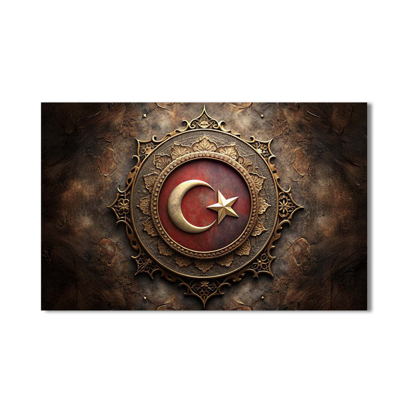 Türk Bayrağı Cam Tablo – Cam Tablo