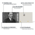 Kararlı Bakış Atatürk Cam Tablo – Cam Tablo