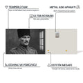 Askerî Üniformalı Atatürk Cam Tablo – Cam Tablo