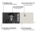 Fötr Şapkalı Atatürk Cam Tablo – Cam Tablo