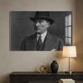 Fötr Şapkalı Atatürk Cam Tablo – Cam Tablo