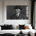 Fötr Şapkalı Atatürk Cam Tablo – Cam Tablo
