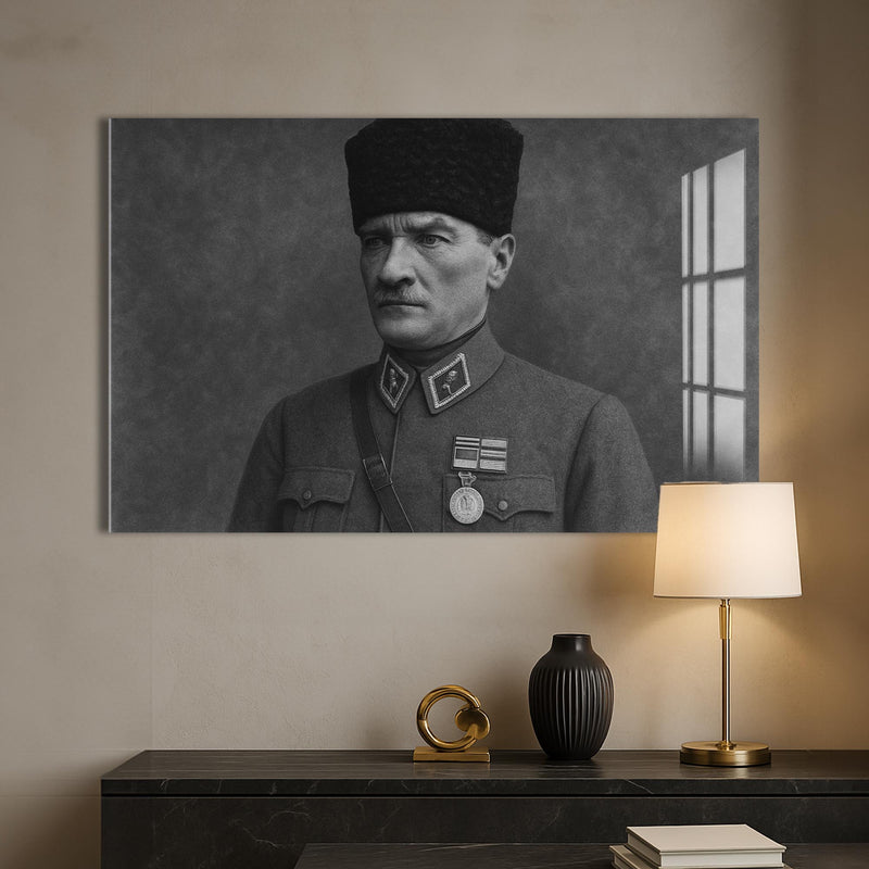 Madalyalı Atatürk Cam Tablo – Cam Tablo