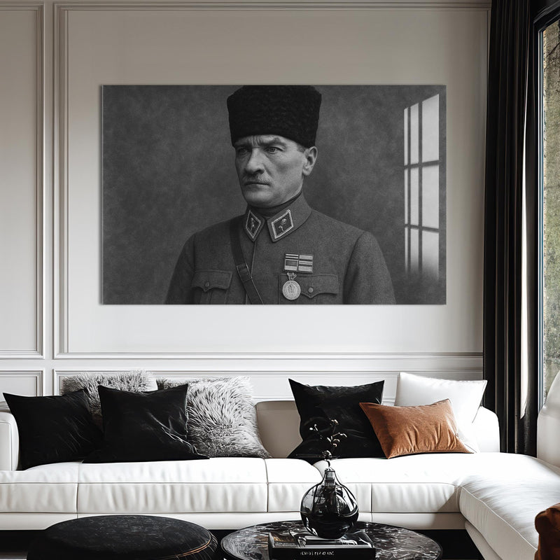 Madalyalı Atatürk Cam Tablo – Cam Tablo