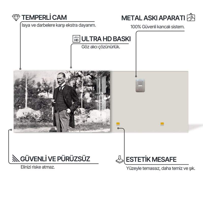 Atatürk Cam Tablo – Cam Tablo