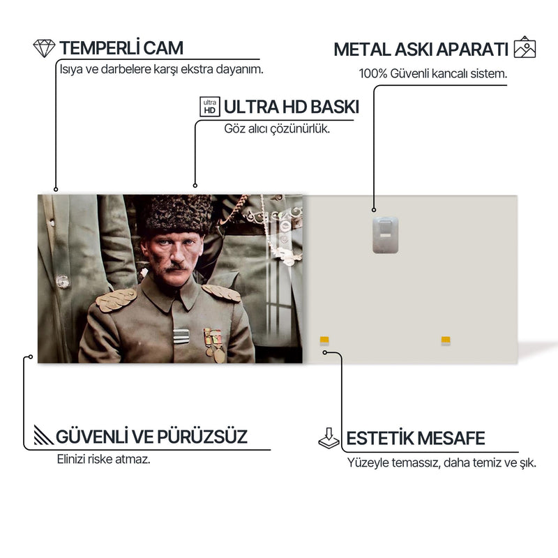 Atatürk Cam Tablo – Cam Tablo