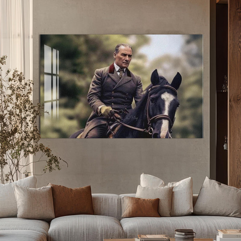 Ata Binmiş Atatürk Cam Tablo – Cam Tablo