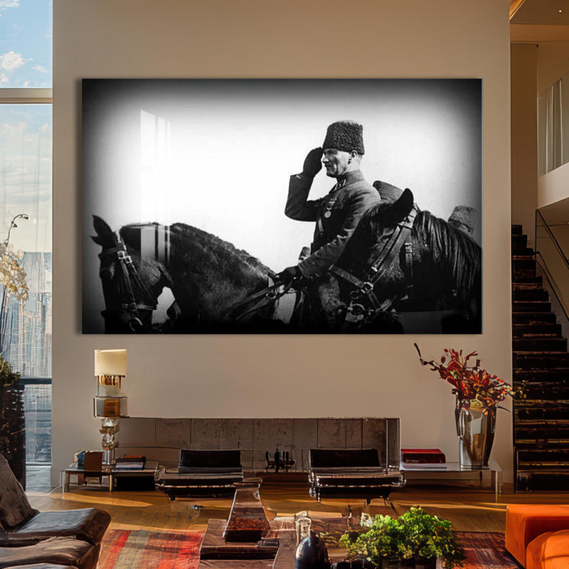 Askeri Selam Atatürk Cam Tablo – Cam Tablo