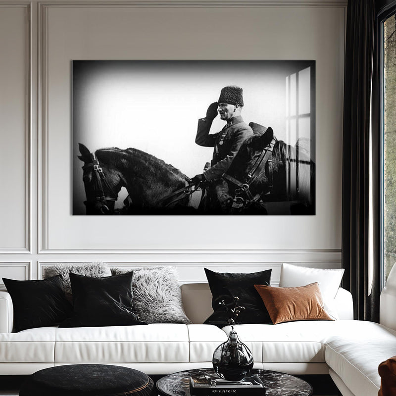 Askeri Selam Atatürk Cam Tablo – Cam Tablo