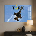 Türk F16 Uçağı Cam Tablo – Cam Tablo