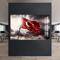 Türk Bayrağı Cam Tablo – Cam Tablo