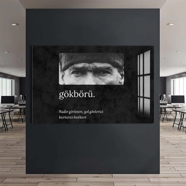 Gökbörü Atatürk Cam Tablo